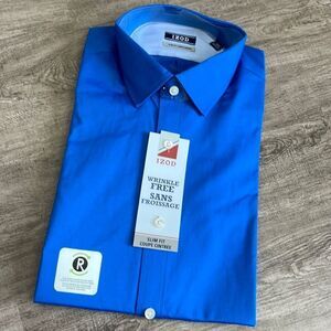 IZOD Slim Fit Dress Shirt NEW